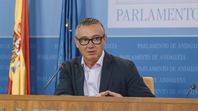 El portavoz de Vox en el Parlamento andaluz, Manuel Gavira.