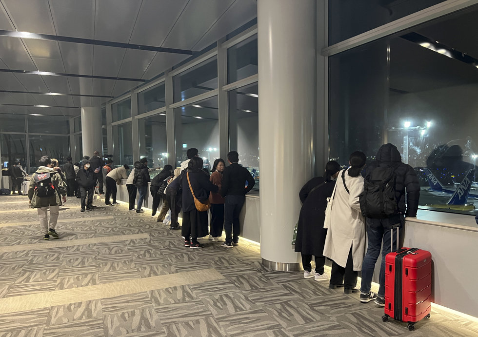 Accidente de avión en el aeropuerto de Haneda en Tokyo, el 2 de enero. 
