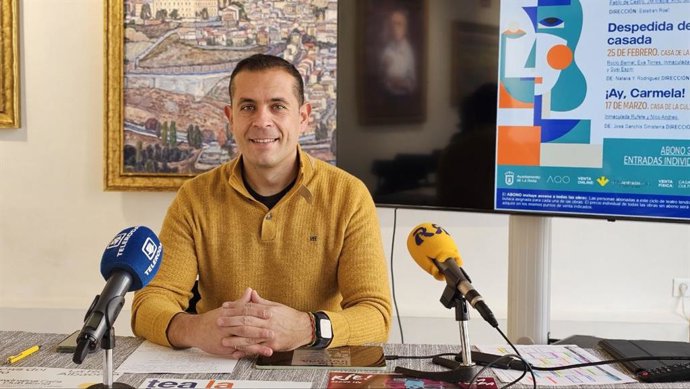 El concejal de Cultura de La Roda, Luis Fernández.