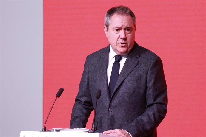 El secretario general del PSOE en Andalucía, Juan Espadas