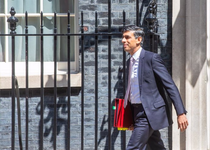 Archivo - June 14, 2023, London, England, United Kingdom: UK Prime Minister RISHI SUNAK leaves 10 Downing Street ahead of the weekly Prime Minister's Questions session in the House of Commons.