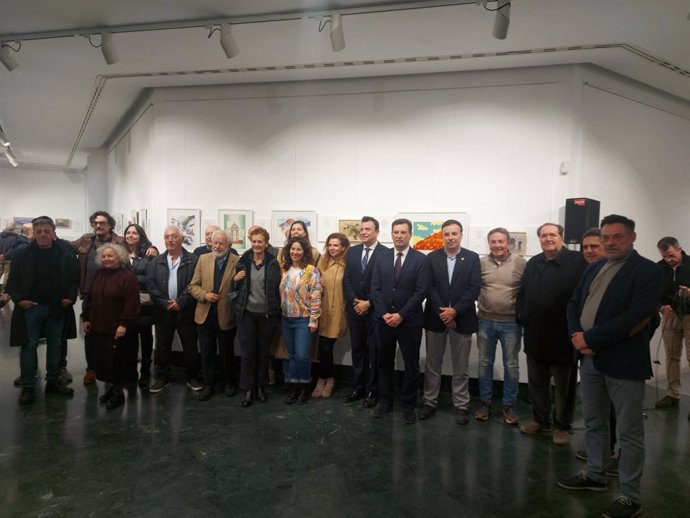 Inauguración de la exposición 'A poniente. Pueblos de Huelva'.