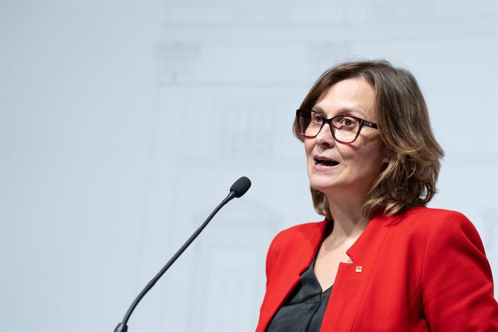 Archivo - La consellera d'Acció Exterior i Unió Europea, Meritxell Serret, interviene tras una cumbre para la Macrorregión Mediterránea, a 24 de noviembre de 2023, en Barcelona