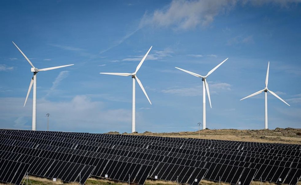 Parque eólico  y solar de EDP Renewables