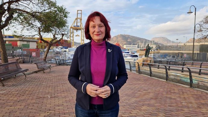 Imagen de la portavoz de Podemos, María Marín