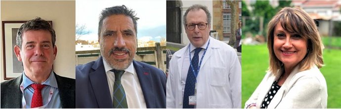 Pedro Herce, Enrique Sommer, José Antonio Vecino y Lidia Clara Rodríguez.