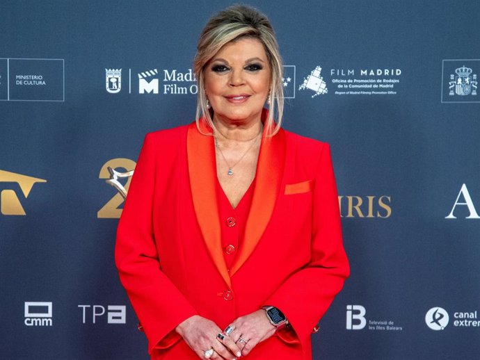 Terelu Campos asiste a ceremonia de entrega de los Premios Iris que otorga la Academia de la Televisión