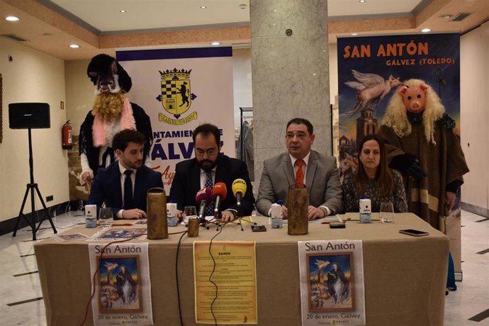 Presentación de los actos con motivo de la festividad de San Antón en Gálvez.