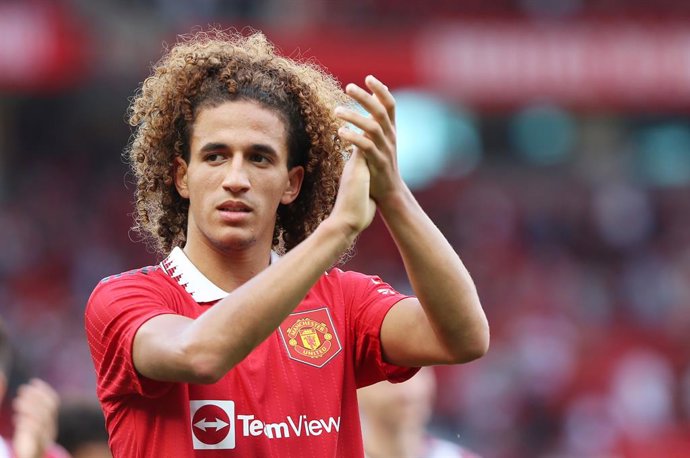 Archivo - Manchester United Midfielder Hannibal Mejbri (46) during the Pre-Season Friendly football match between Manchester United and Rayo Vallecano on July 31, 2022 at Old Trafford in Manchester, England - Photo John Bradley / ProSportsImages / DPPI