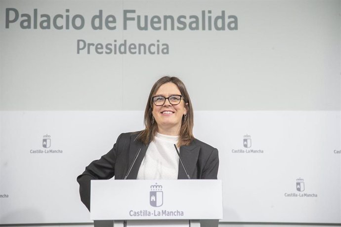 La portavoz del Gobierno de C-LM, Esther Padilla.