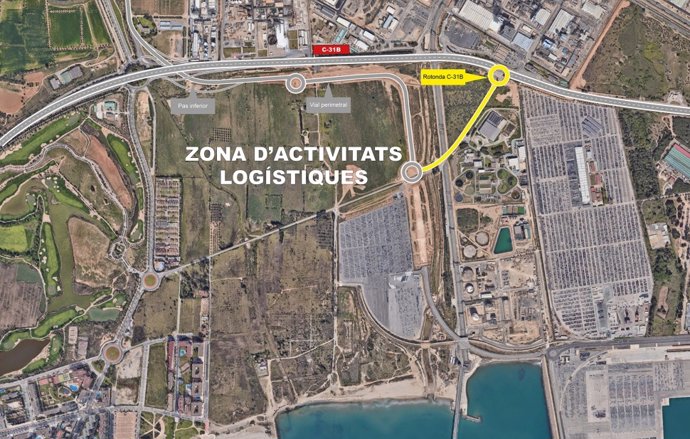 Planificació de la rotonda d'accés a la ZAL del Port de Tarragona