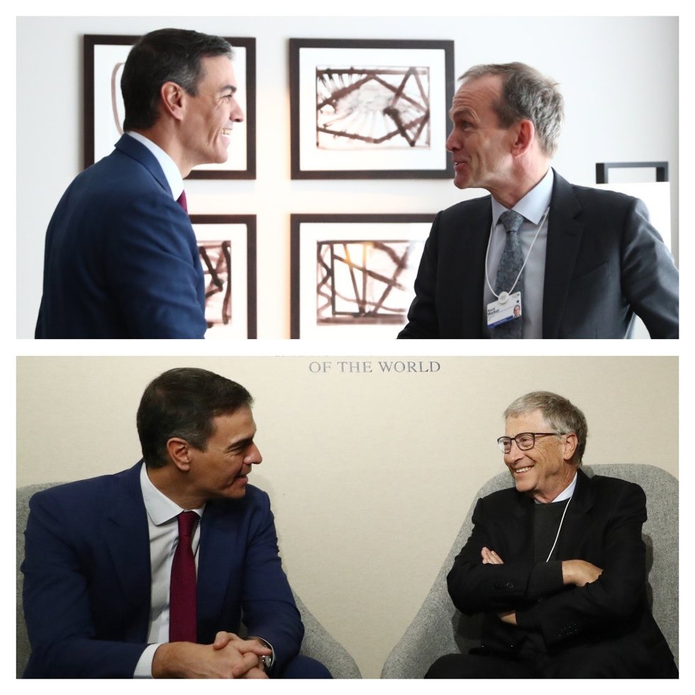 Sánchez celebra la apuesta de Google por los microchips en España y destaca la "fructífera" reunión con Gates
