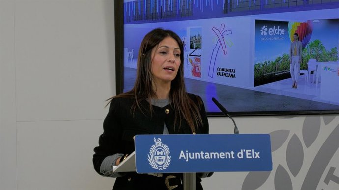 La regidora de Turisme de l'Ajuntament d'Elx, Irene Ruiz.