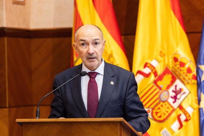 El delegado del Gobierno en Aragón, Fernando Beltrán, en una imagen de archivo.