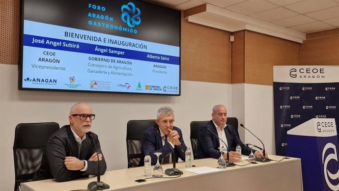 Inauguración del I Foro Gastronómico Aragón