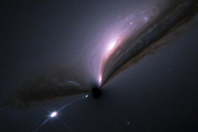 Archivo -    Físicos de la UC Berkeley han desechado que la misteriosa materia oscura del universo pudiera consistir en una plenitud de agujeros negros esparcidos por todo el universo