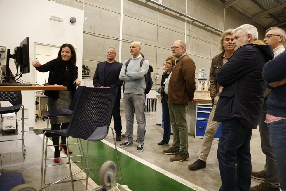 El Comité Europeo de Empresa de Thyssenkrpp ha visitado este miércoles las instalaciones de Thyssenkrupp Galmed en Sagunt (Valencia)