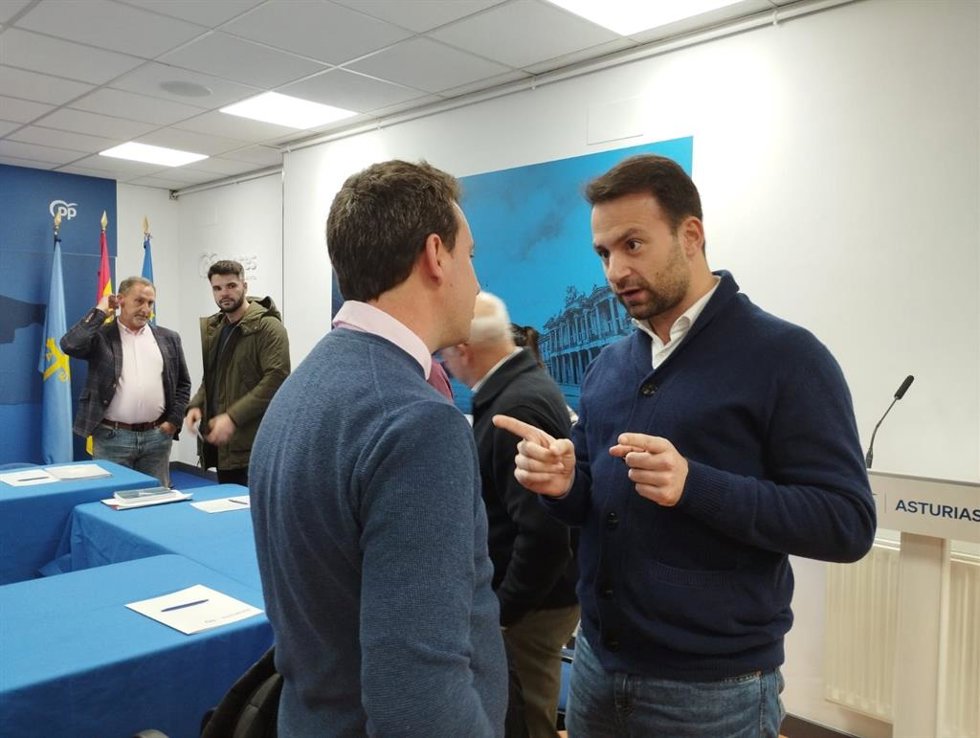 El secretario general del PP de Asturias, Álvaro Queipo.