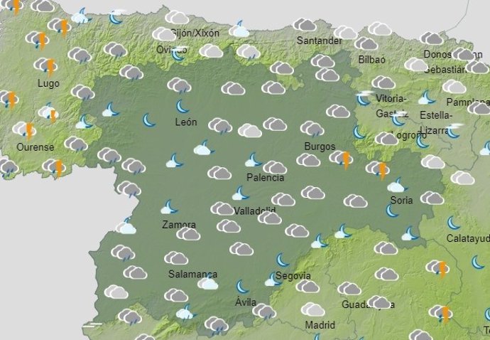 Previsión de la Aemet para este jueves, 18 de enero