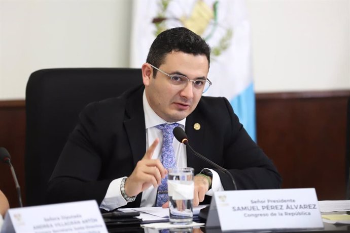 El presidente del Congreso de Guatemala, Samuel Pérez