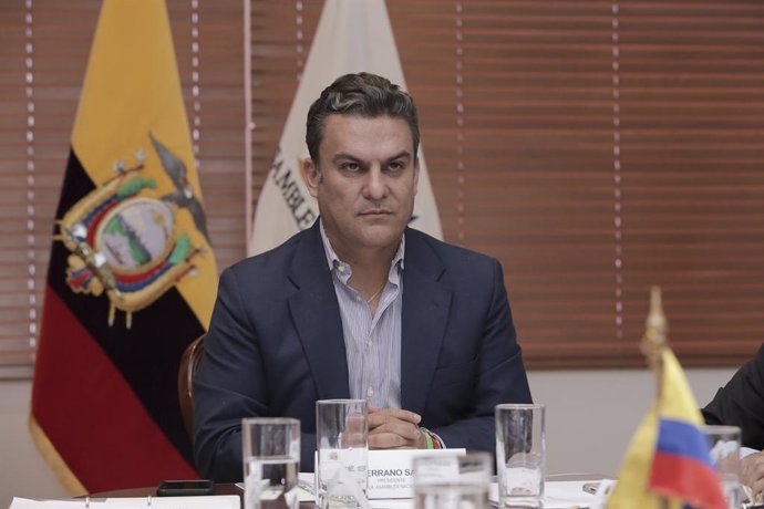 Archivo - El exministro del Interior de Ecuador José Serrano