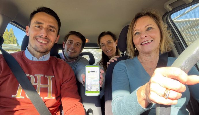 Empleados de Grupo Fuertes comparten coche a través de la app COMUNYCAR.
