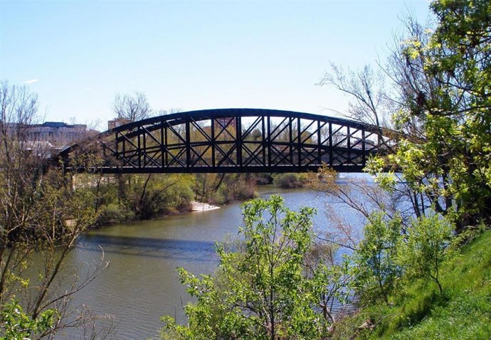 El Puente Colgante de Valladolid.