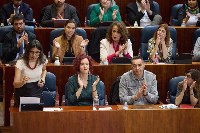 Archivo - La portavoz de Más Madrid en la Asamblea, Manuela Bergerot.