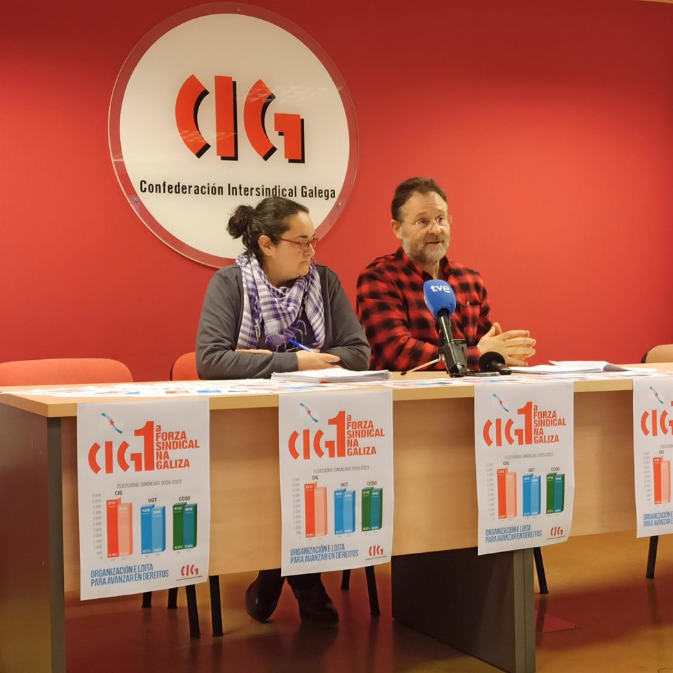 Susana Méndez y Paulo Carril, de la CIG