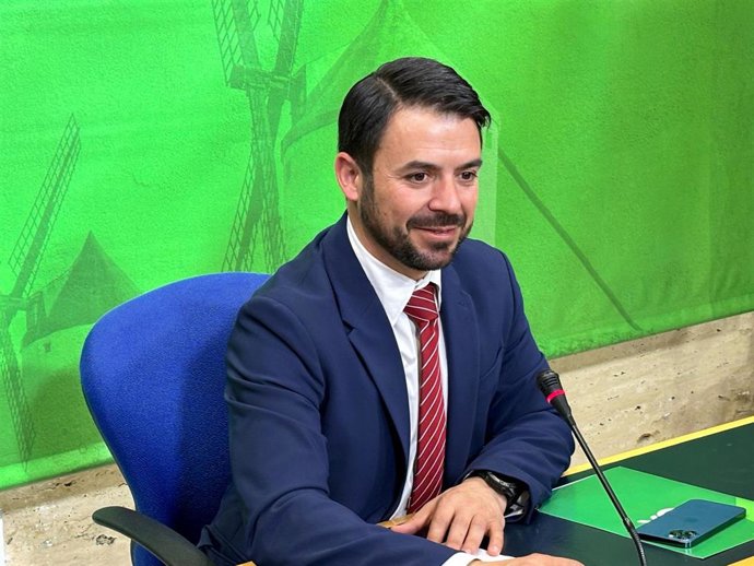 El portavoz de Vox en las Cortes de C-LM, Iván Sánchez.