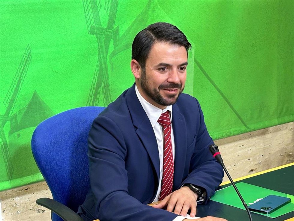 El portavoz de Vox en las Cortes de C-LM, Iván Sánchez.
