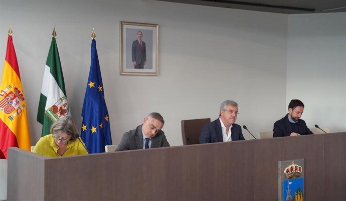 Sesión plenaria en el Ayuntamiento de Estepona.