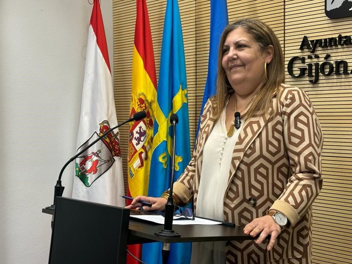 La concejala socialista en el Ayuntamiento de Gijón, Marina Pineda