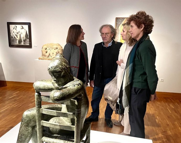 Presentación de la muestra 'Luisa Granero. La fuerza de una mujer', en el Museo Pablo Gargallo.