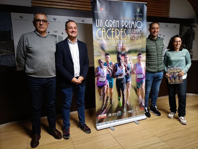 Presentación del LIII Gran Premio Cáceres de Campo a Través que se disputa el 21 de enero en Malpartida de Plasencia