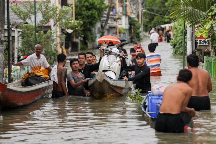 Archivo - Inundaciones en Filipinas (imagen de archivo).