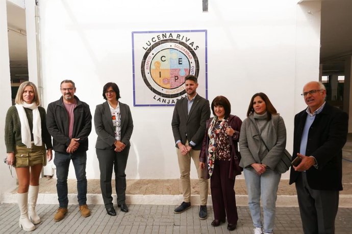 Visita de obras al colegio Lucena Rivas