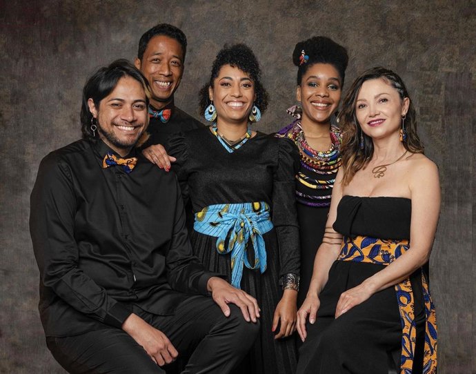 El grupo de góspel Soulshine voices.