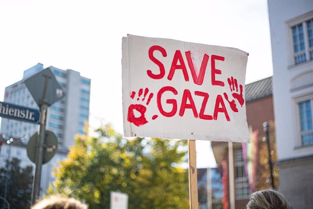Archivo - Manifestación en Alemania contra la guerra en la Franja de Gaza