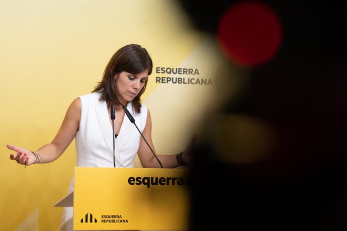Archivo - La portaveu d'ERC al Parlament, Marta Vilalta
