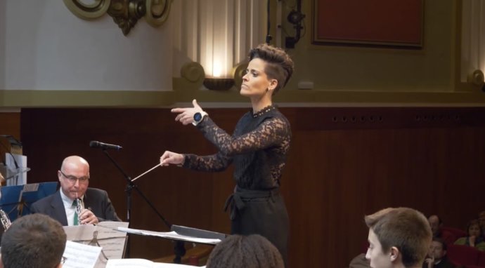 Archivo - Arxiu - Sofia Zarzoso és triada directora de la Banda Simfnica de Dones de la FSMCV per a 2024