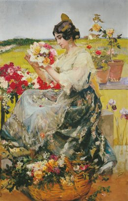 Joaquín Sorolla y Bastida. La primavera o Labradora valenciana.