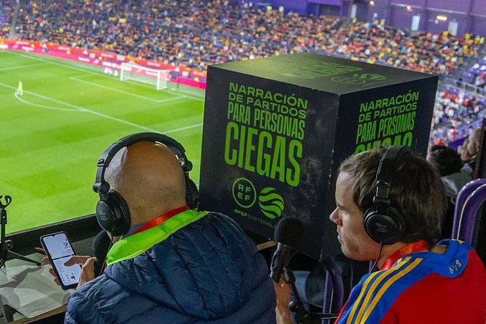 La final de la Supercopa Femenina de fútbol, con narración para personas ciegas.