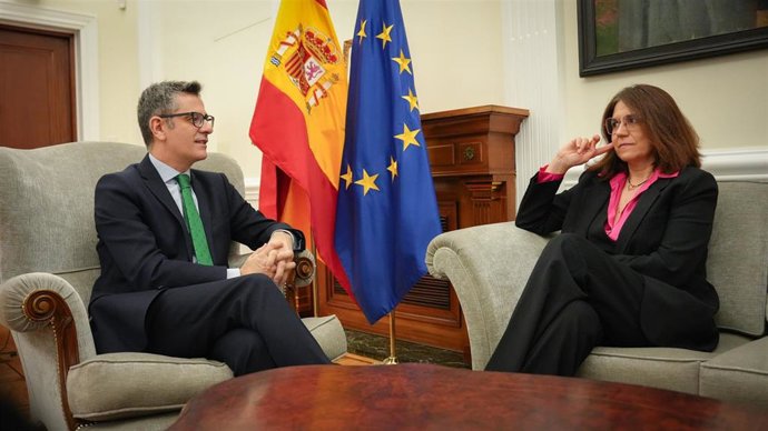 El ministro de la Presidencia, Justicia y Relaciones con las Cortes, Félix Bolaños, se reúne con las asociaciones judiciales