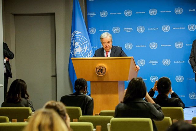 El secretario general de Naciones Unidas, António Guterres 