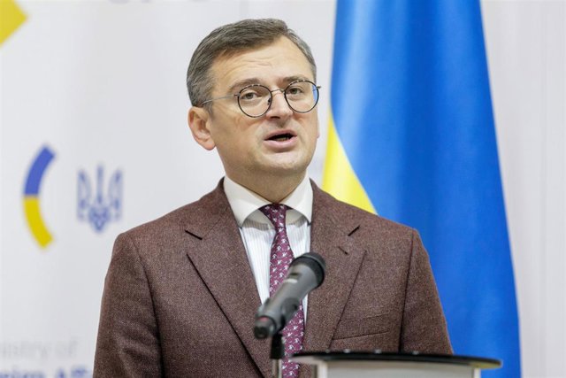 Archivo - El ministro de Exteriores de Ucrania, Dimitro Kuleba