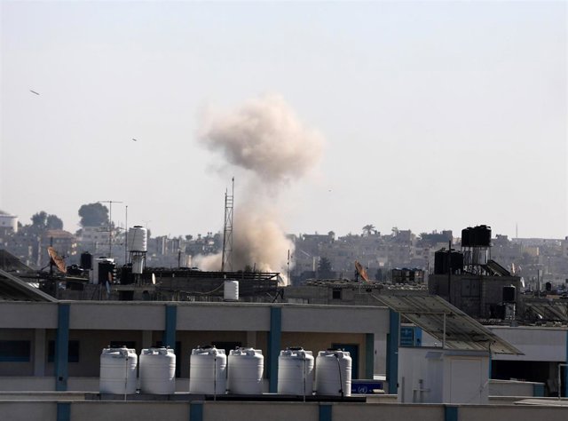 Bombardeo israelí en la Franja de Gaza