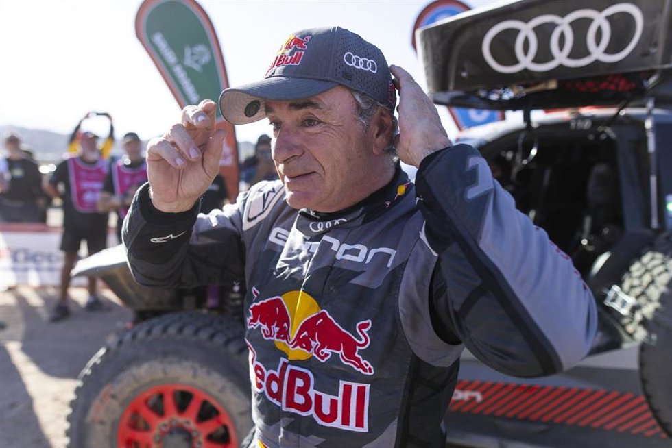 Carlos Sainz en el Dakar.