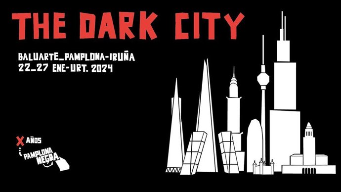 Cartel del festival Pamplona Negra 2024.