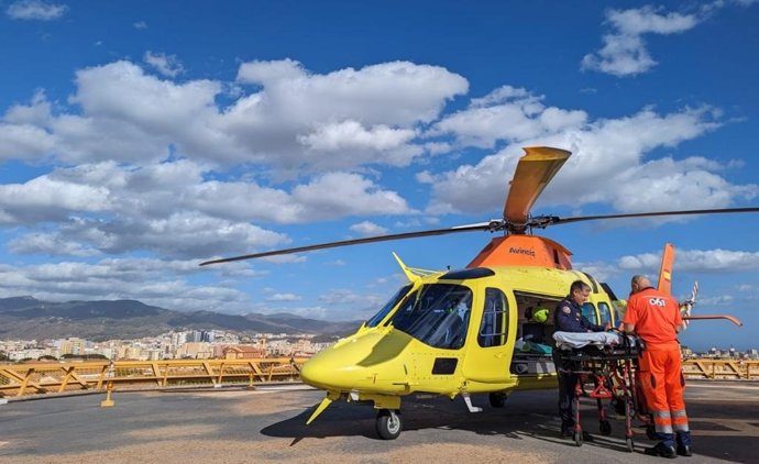 Helicóptero 061 de Málaga.